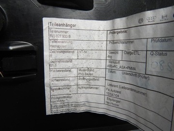 фото thumb №4, Audi a3 8v спойлер спойлер крышки lx7w 8v3827933b