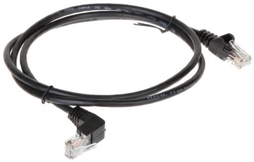 Патчкорд RJ45/1.0-PK/B черный кат.5e 1,0м ABCV