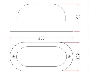 Oprawa kanałowa lampa garażowa IP44 6W LED SMD