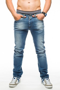 SPODNIE MĘSKIE VANKEL JEANS - 620 - 86CM L34