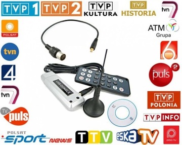 ТВ-ТЮНЕР USB DVB-T ТВ-КАРТА WIN XP,7,8,10