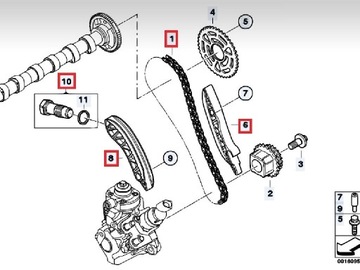 КОМПЛЕКТ ГРМ BMW FEBI 2.0D N47