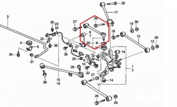 фото thumb №15, Важіль верхній зад accord 02-08 acura tsx 04-08