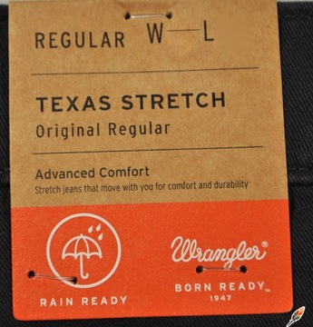 WRANGLER spodnie regular TEXAS STRETCH W31 L34