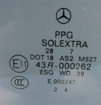 фото thumb №2, Стекло дверь левый зад mercedes w251 длинный синяя