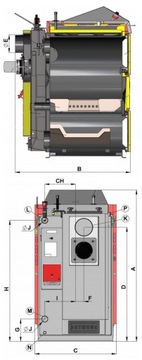 ATMOS GENERATOR DC40GS 40 кВт дровяной котел