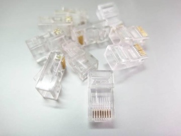 модульная сетевая вилка RJ45 8p8c 100 шт.