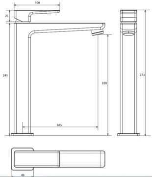 Omnires Parma PM7412 CR смеситель для умывальника