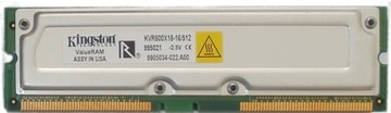 RIMM 512MB 16bit ECC 512 MB RAMBUS RDRAM