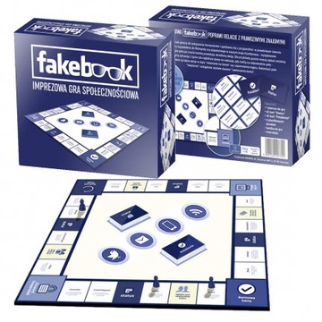 Игра для вечеринок FAKEBOOK, похожая на подарок «Монополия», НОВИНКА