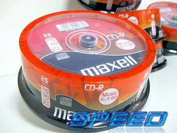 MAXELL музыкальные компакт-диски CD-R 80 мин AUDIO 25 шт.