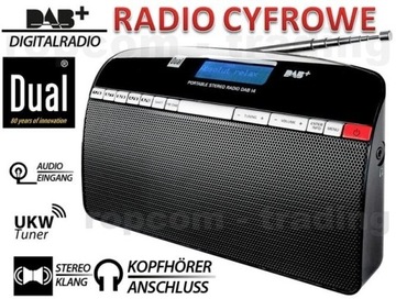 Цифровое стереорадио DAB/DAB+ Dual DAB 14 FM