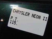 фото thumb №7, Двері праве правий задня задні chrysler neon 2