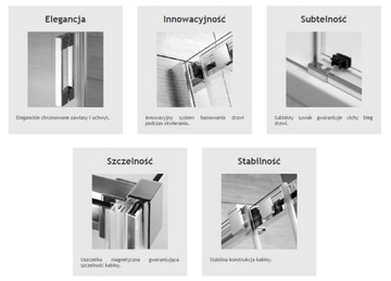 RADAWAY ESPERA KDD 80x80 ПРОЗРАЧНАЯ кабина