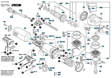 Статор Bosch GWS14-125 GWS1400 GWS 1400 CIT CIE