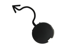 фото thumb №1, Заглушка фаркоп буксировочный задняя vw touran