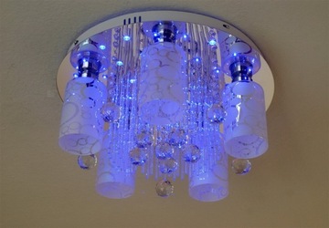 370 NOWOCZESNY ŻYRANDOL LAMPA SUFITOWA PLAFON LED