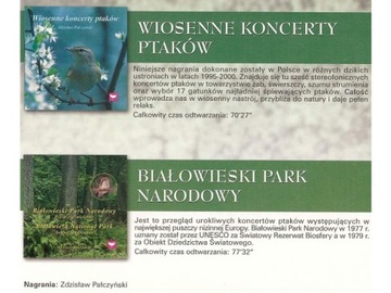 Głosy Ptaków - Wiosenne Koncerty, Białowieski 2CD