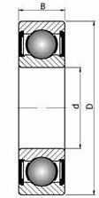 6205 ZZ ШАРИКОВЫЙ ПОДШИПНИК ZKL ZVL KINEX 25x52x15 мм