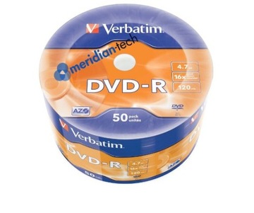 Płyty VERBATIM DVD-R 4,7GB 16x 100szt najtaniej !!