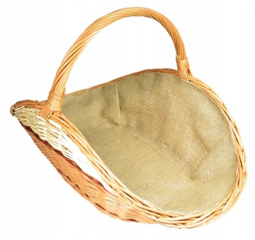 Каминная корзина плетеная WOOD BASKET XL ДЖУТ