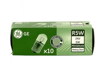 GE R5W HEAVY STAR DUTY 24V LONG LIFE BA15S ЛАМПА