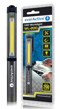 EverActive WL-200 LED COB 3W фонарик для мастерских