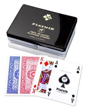 PIATNIK Игральные карты 2364 100% ПЛАСТИК Мостик 2 колоды