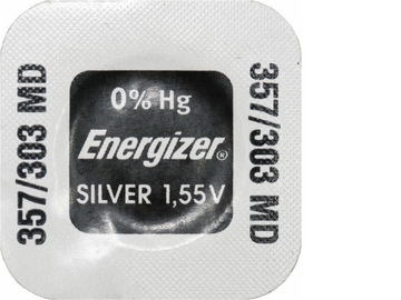 1x серебряная батарея Energizer SR44 в SR 1154 SW 357 303 G13 SR1154SW