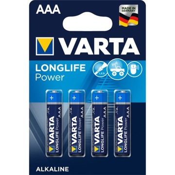 4X LR03/AAA VARTA LONGLIFE POWER ГЕРМАНИЯ