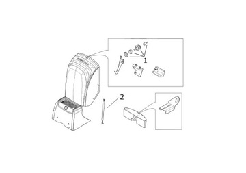 Putzmeister M743 крышка замка капота оригинал Mixokret