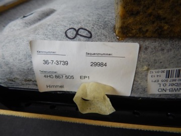 фото thumb №6, Audi a8 d4 4h потолок 4h0867505 ep1