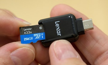 Устройство чтения карт памяти Lexar LRWMUSBBEU microSD M1 Android