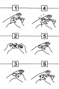 Набор из 4х временных моющихся татуировок BIOMECHANIKA