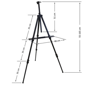 АЛЮМИНИЕВЫЙ СКЛАДНОЙ EAEL + ДОСКА ДЛЯ ЧЕРТЕЖА 40x60 см