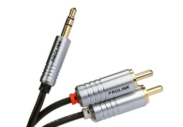 Пролинк Футура Тонкий | мини-джек/2x RCA | 1м