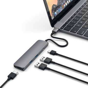 АДАПТЕР-ХАБ SATECHI MACBOOK IPAD USB-C HDMI USB-A