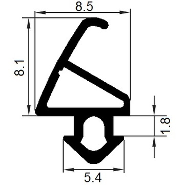 Уплотнители окон ДОБРОПЛАСТ КГ-5