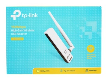 Сетевая карта WIFI 150 Мбит/с TP-Link TL-WN722N 4dBi