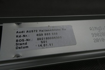 фото thumb №7, Шина кріпильна багажника audi a6 s6 4g 4g9863556