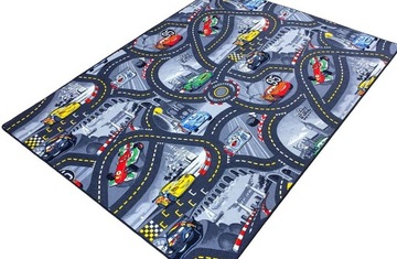 КОВЕР DISNEY CARS 140x200 МАШИНЫ ДОРОГИ ГОНОЧНЫЕ