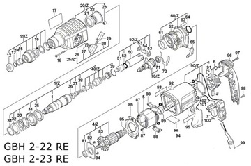 Переключатель Bosch GBH 2-26 GBH 2-25