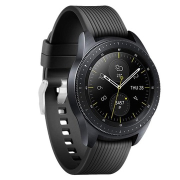 ЧЕРНЫЙ силиконовый ремешок SAMSUNG GALAXY WATCH 42 мм