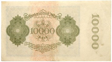 Германия - БАНКНОТА 10 000 марок 1923 года.