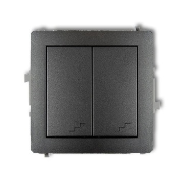 Выключатель лестничный графитовый 11DWP-33 DECO KARLIK