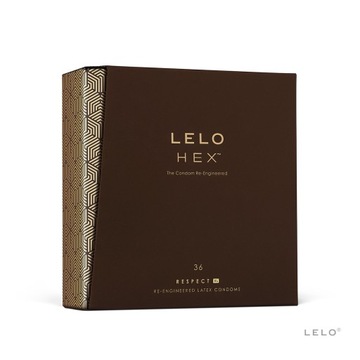 Nowe prezerwatywy Lelo HEX Respect XL 36szt Large.