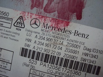 фото thumb №6, Навігація mercedes c-klasa w204 a2049003714