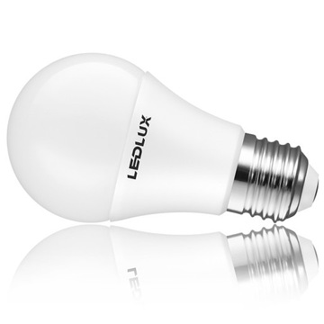 Светодиодная лампа Е27 10Вт = 100Вт SMD 4000К нейтральная Premium LEDLUX не мигает