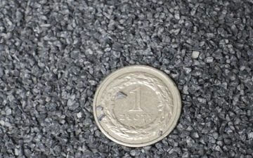 Czarny marmur żwirek piasek grafitowy naturalny do szkła akwarium fi.1-2mm