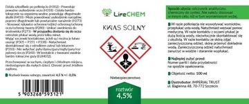 MMS НАТРИЯ ХЛОРИТ 27% + СОЛЯНАЯ КИСЛОТА 4,5% - LifeCHEM